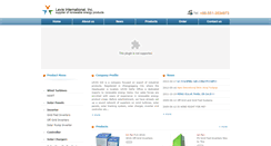 Desktop Screenshot of levisintl.com
